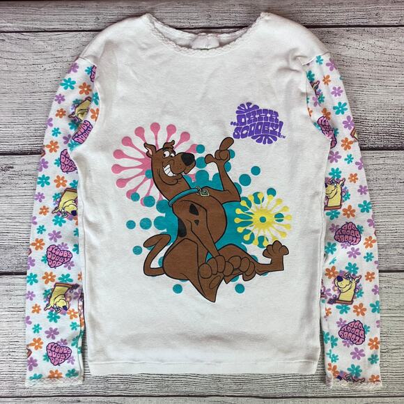 Vintage 1990s Scooby-Doo Cartoon 2pc Sleep Set - Picture 2 of 5